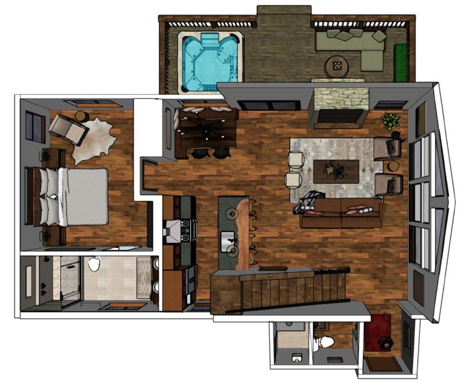 Elk Haven Lodge Two Large Patios Private Jacuzzi Indoor And Outdoor Fireplace Estes Park Exterior photo